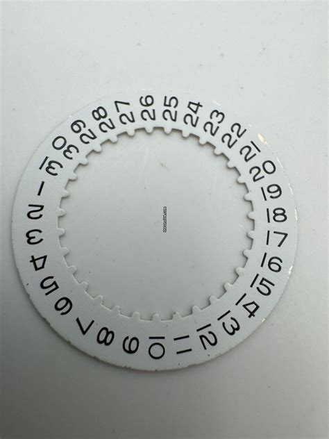 Rolex date disk disco data 3135 white bianco 